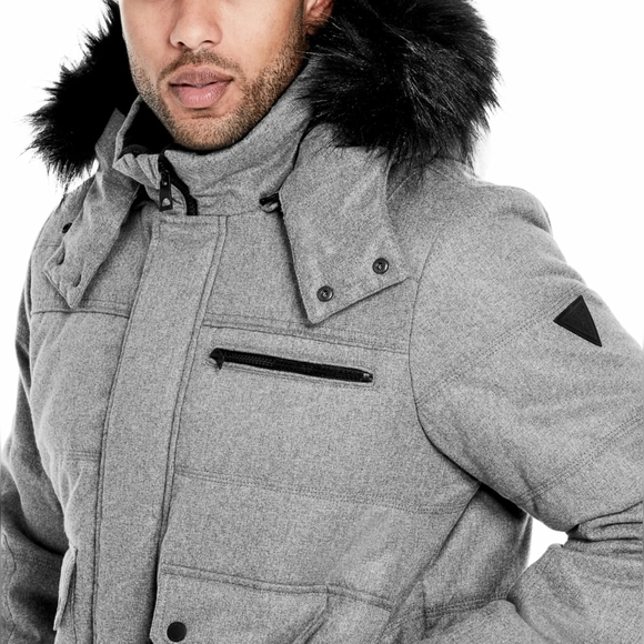 NEW GUESS Men's Drake Puffer Jacket - Picture 2 of 5